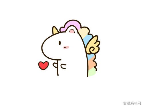 画一只可爱的独角兽简笔画