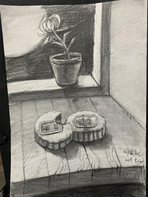 其它 上周大师班中秋节作品展示 写美篇 中秋节主题素描绘画,孩子们