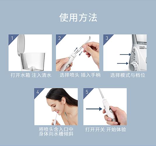 美国洁碧冲牙器waterpikgt2-1水牙线水瓶座洁牙器电动