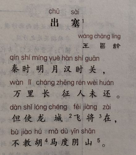 王昌龄出塞唐诗鉴赏辞典赏析