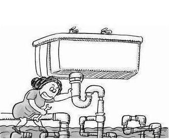 下水管道简笔画