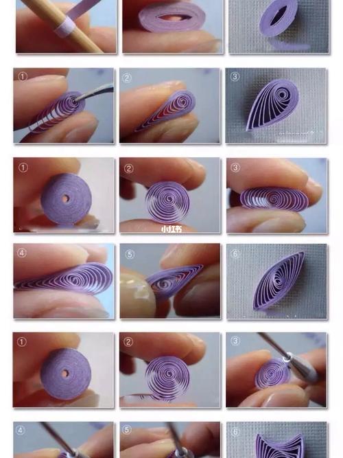 衍纸步骤_衍纸_手工制作_衍纸手工_兴趣爱好_手工