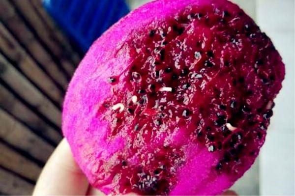 市民买的红心火龙果 回家发现里面有"蛆"