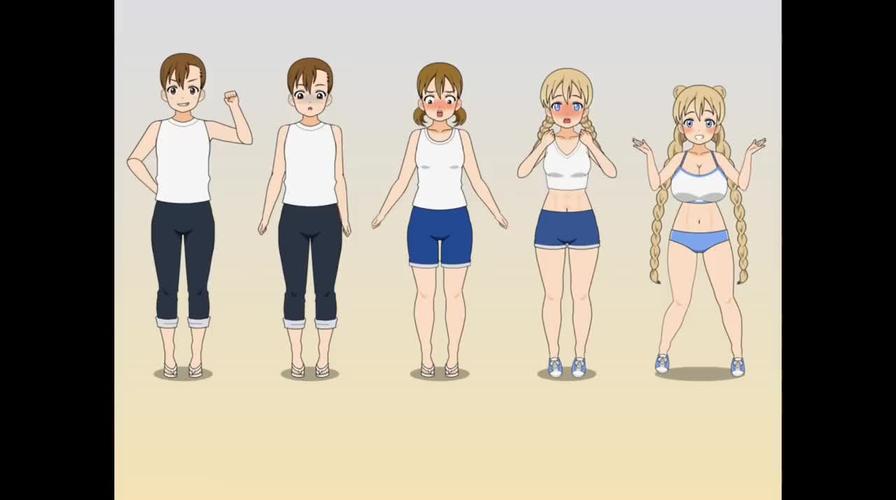 男孩子被变成可爱性感女孩子变身性转5