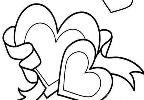 简笔画爱心的简笔画