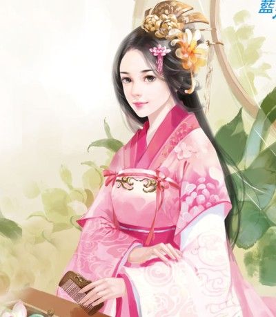 古风 插画 唯美 手绘 橙光 背景 玄幻 人物立绘女【侵权致歉】