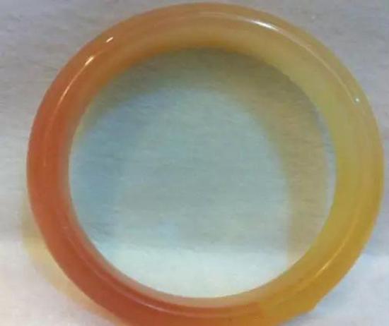 充胶染色金丝玉手镯