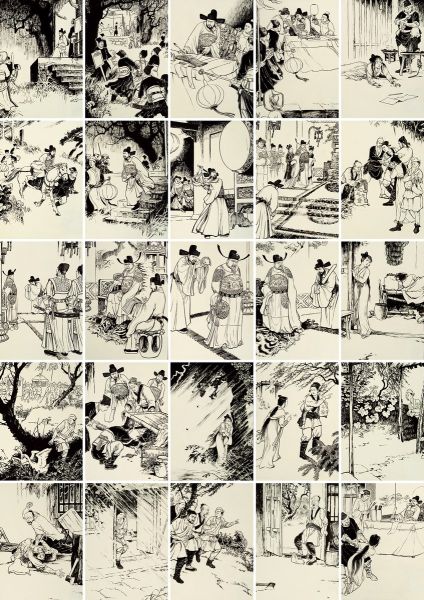 连环画《十五贯》焦69傲论及中国连环画坛,无人不知王弘力,而谈到