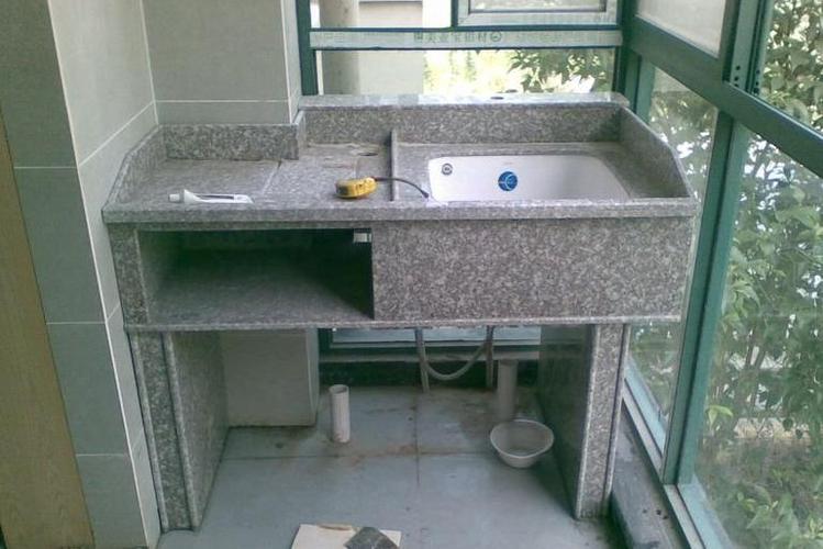 阳台洗衣台装修效果图