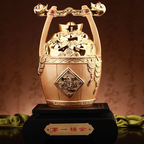 礼艺坊一桶金工艺品摆件dj003