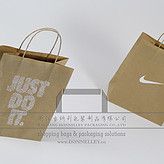 nike 纸袋 黄牛皮纸烫白金,全自动机制手拎袋