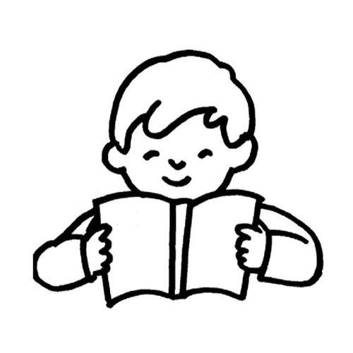 幼儿读书简笔画教程 简笔画图片大全-蒲城教育文学网