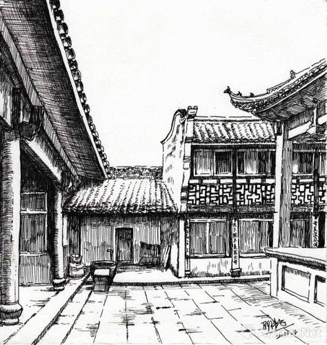 "黛瓦白墙诉乡愁"江北区马径古建筑群手绘展