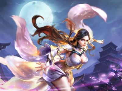 王者荣耀 海报 壁纸 高清 露娜 紫霞仙子