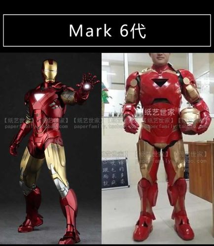 需自制钢铁侠真人可穿盔甲免剪免喷漆电镀烤漆金属质感定制3d模型