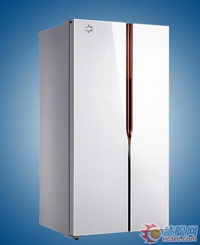 晶弘对开门冰箱:630l超大冷冻空间尽享百味