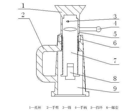 有螺旋千斤顶所用的棘轮的结构图么?
