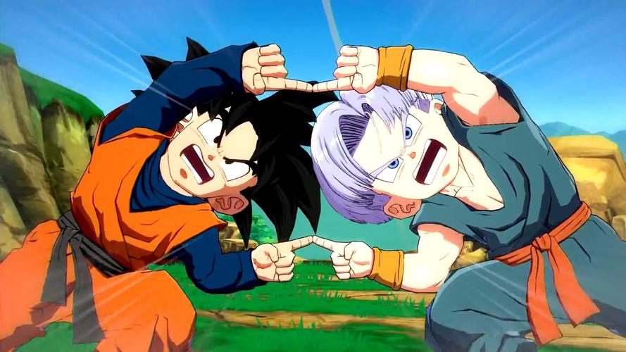 悟天克斯是孙悟天与特兰克斯融合的角色,在原作中实力强劲,不过却非常