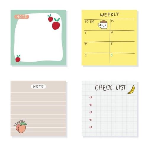 电子手帐素材|便利贴|to do list清单_手帐_便利贴_电子手帐_兴趣爱好