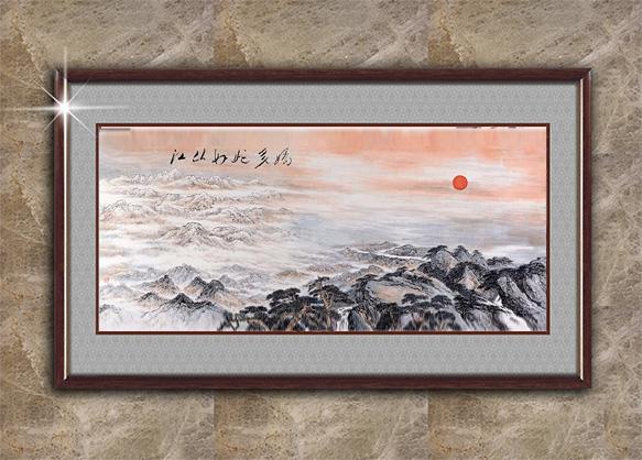 亲笔绘制 b>《百年抱石·江山如此多娇》 /b>巨幅国画典藏