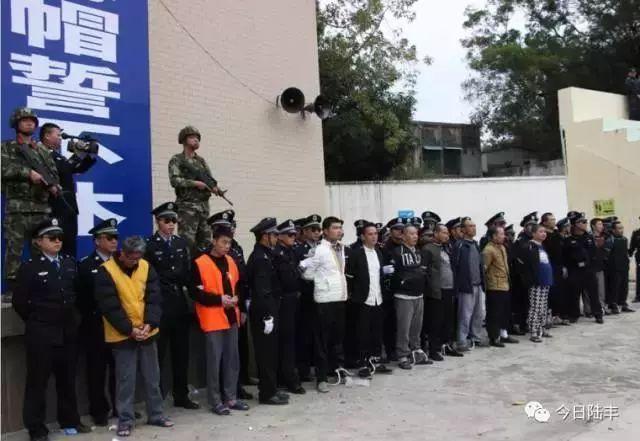 汕尾陆丰宣判大会:10名罪犯被执行死刑丨陆丰立案涉毒