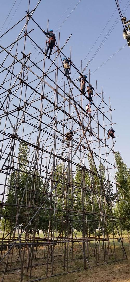 拆除公路跨越架施工