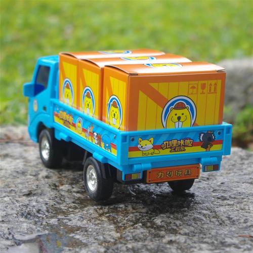 平板货车惯性工程车运输车集装箱卡车儿童玩具汽车车载惯性