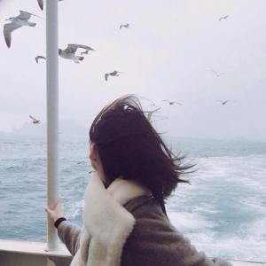 中长发背影女神图片头像女生