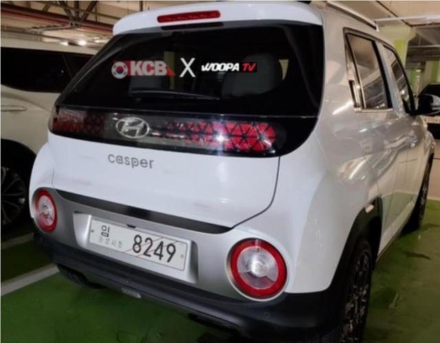 现代casper实车曝光 小巧车身/酷似欧拉白猫