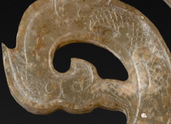 战国-西汉 兽面纹玉璜  商 兽面纹玉戈  二里头文化 玉斧 商代 兽面