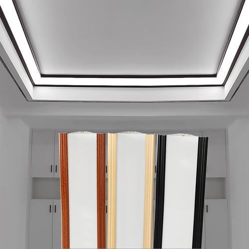 发光顶角线石膏线条灯免开槽客厅天花吊顶led灯带墙角