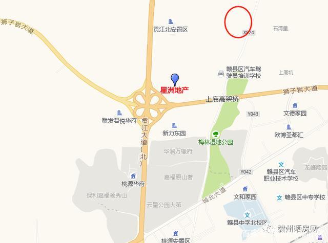 位置示意图,仅供参考 感谢来源:赣州晒房网,今日赣县