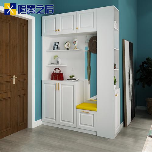 喧嚣之后旗舰店的优惠券大全—轻奢鞋柜家用门口大容量玄关柜鞋柜坐凳