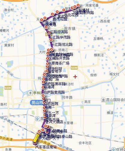 昆山6路公交车路线