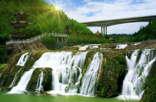 美呆了!毕节响水滩瀑布迎来最佳观赏时期