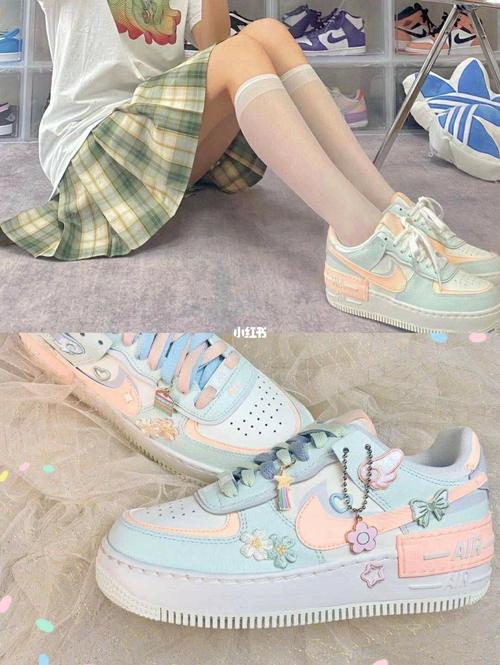 nike空军一号马卡龙淡蓝粉 夏季少女心必备 空军一号马卡龙系列真的太