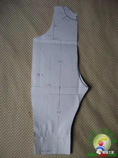 儿童背带裤的裁剪图