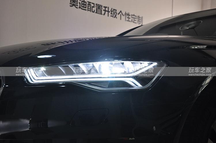 奥迪新a6改矩阵led带流水转向大灯