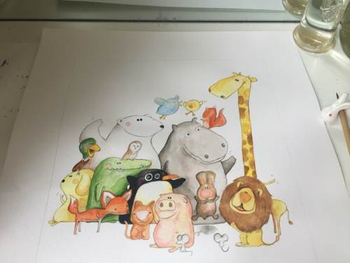 这张是用彩铅画的,所以颜色不会像其他绘画材料一般深会 马鞍山 联系