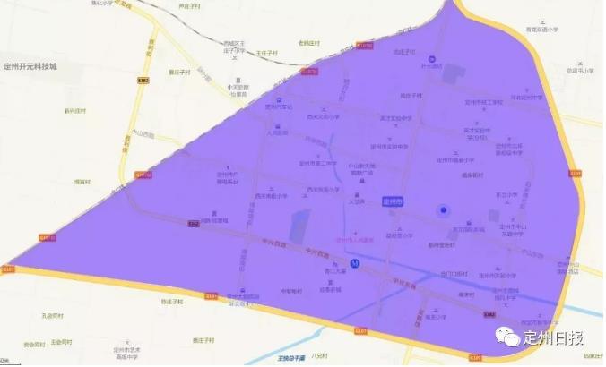 2020定州限行最新通知:限行尾号查询 时间 区域范围图