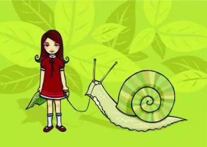 牵着蜗牛去散步