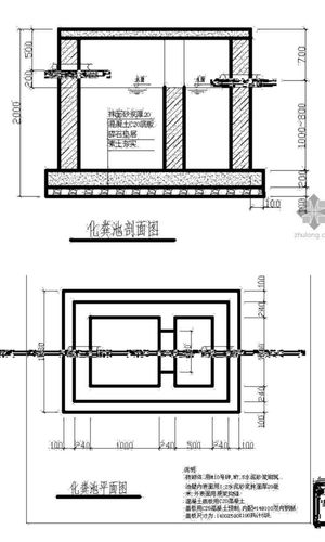 农村化粪池图纸,简单的