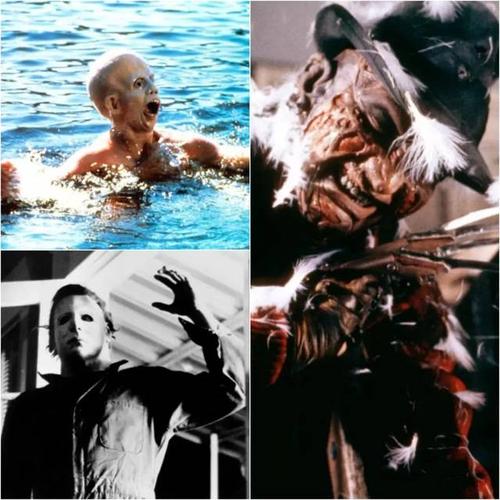 里的 杰森,《猛鬼街》里的 弗莱迪,以及《月光光心慌慌》里的 迈克尔