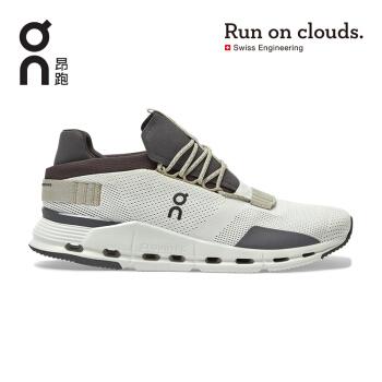 on昂跑全天候轻量减震舒适透气男款运动鞋cloudnovawhiteumber白焦茶