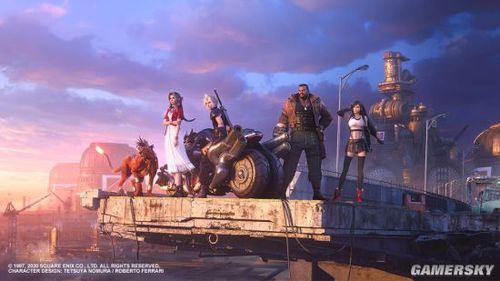 网友制像素风《最终幻想7:重制版》海报 远眺米德加别