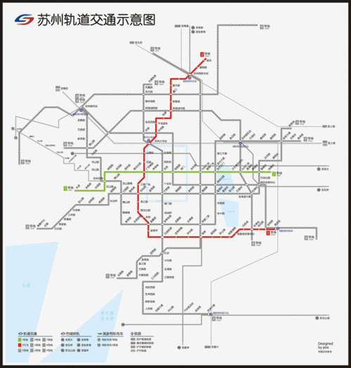 苏州市正积极推进多条线路建设.其中,2号线1
