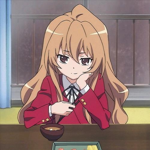 [ 龙与虎 ]蓬坂大河 高须龙儿 自截头像 单头 壁纸 表情包③