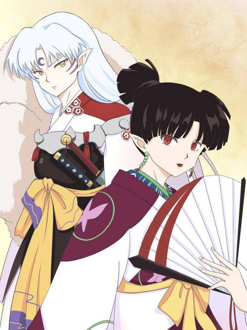 神乐&杀生丸_魔法织田__插画师作品_涂鸦王国gr.