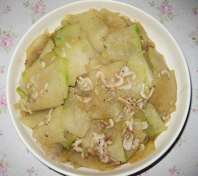 清炒冬瓜虾皮