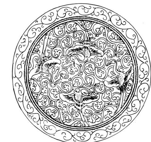 隋唐五代版画装饰画矢量ai格式1455